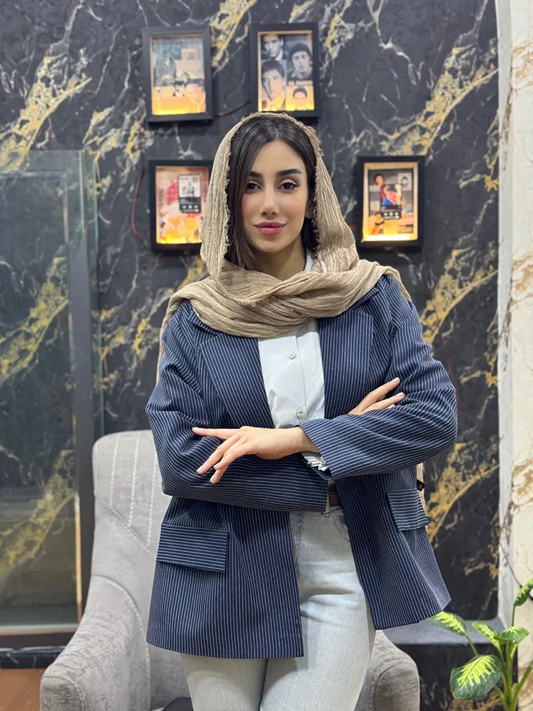 کت شلوار دیپلمات زنانه اورسایز جنس فاستونی