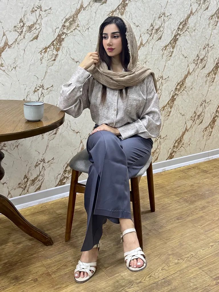 شومیز زنانه آستین کیمونو جنس صوفیا