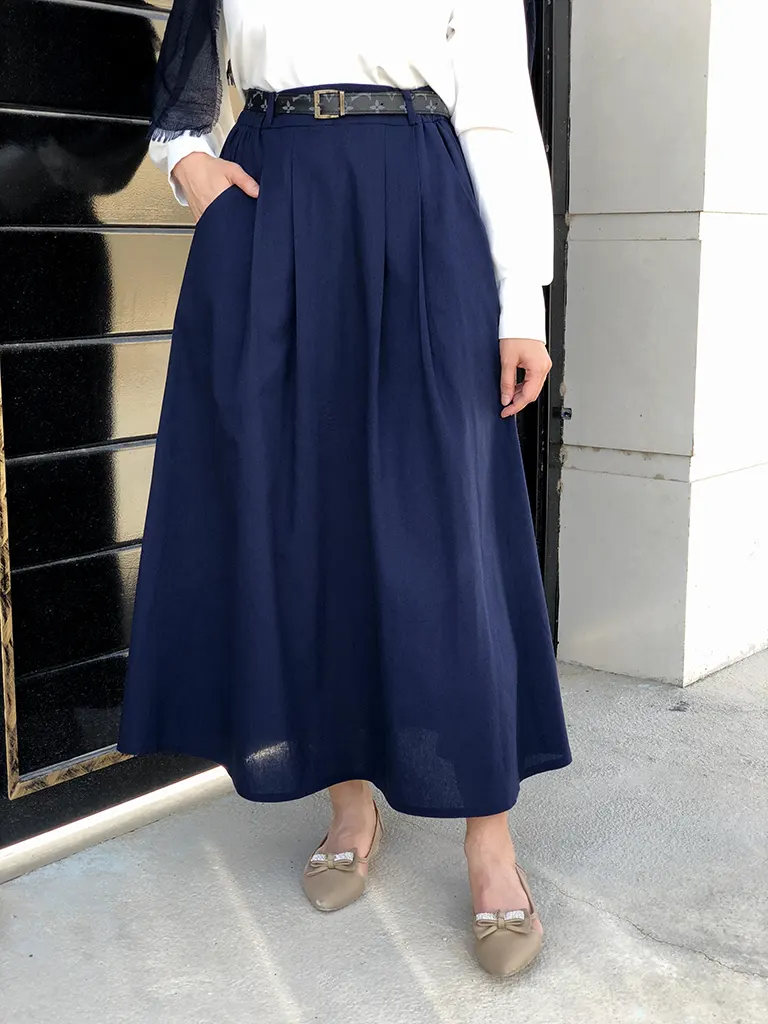 جلیقه دامن زنانه لینن