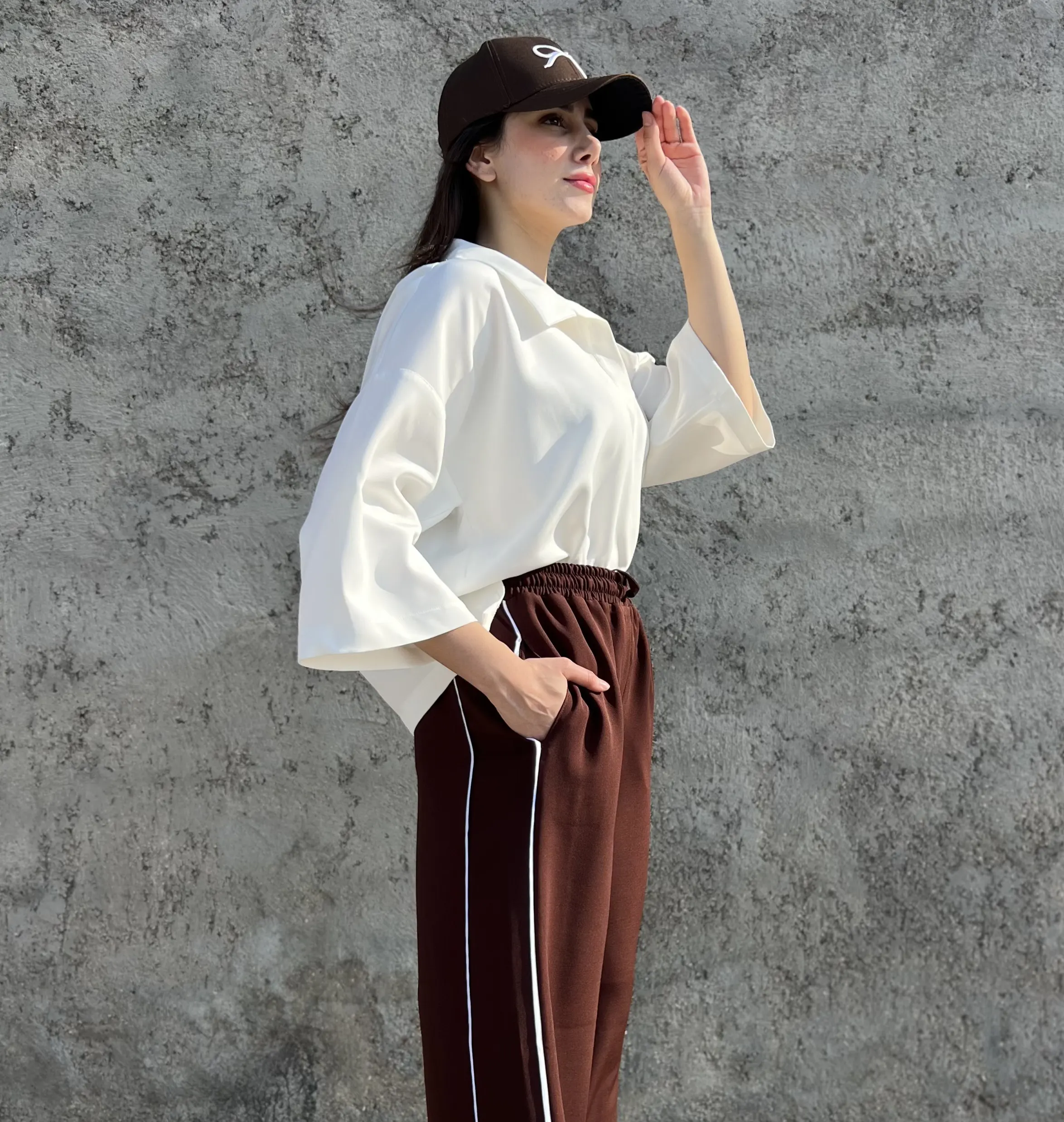 تیشرت باکسی سفید