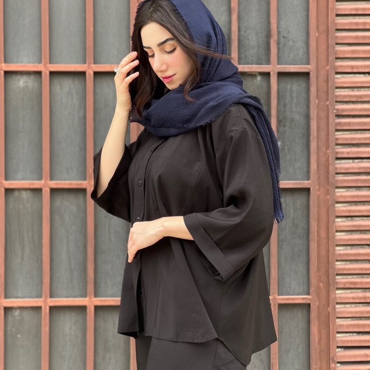 شومیز زنانه پری مودال آستین سه ربع